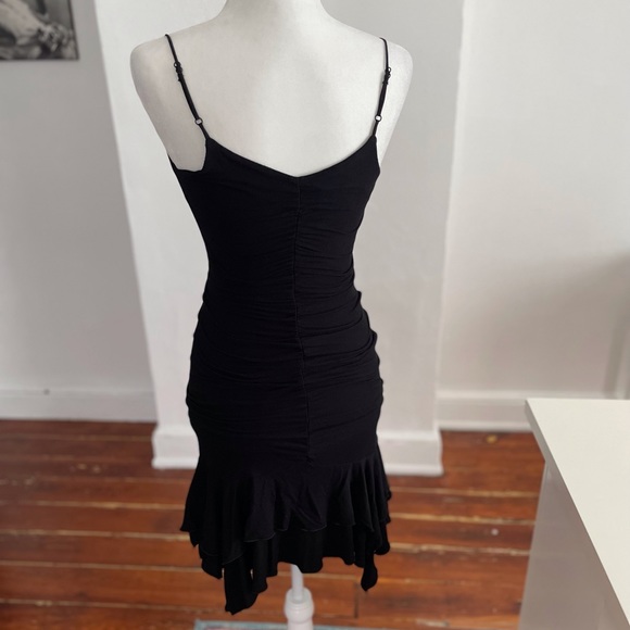 Vintage 90s Betsey Johnson BodyCon Ruched Dress - Picture 4 of 9